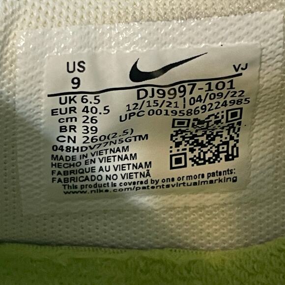 Nike Air Max 90 SE Running Shoes Sun Club DJ9997-101 Womens 9 Sail Arctic Orange - Picture 11 of 13